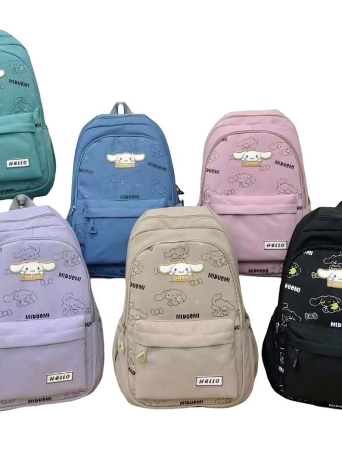 cartable bleu noir et violet vert gris