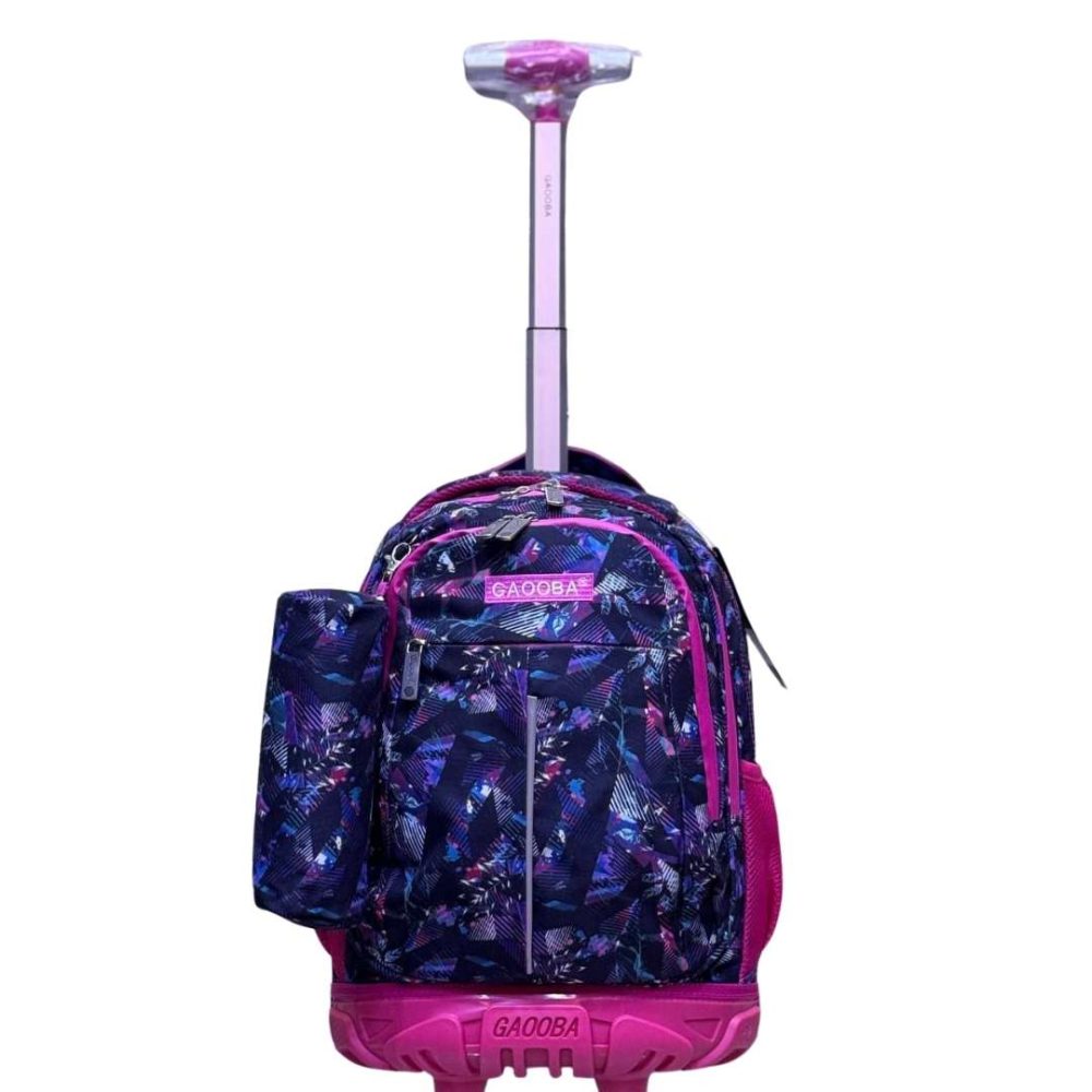 cartable bleu et rose