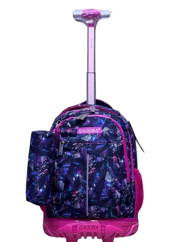 cartable bleu et rose