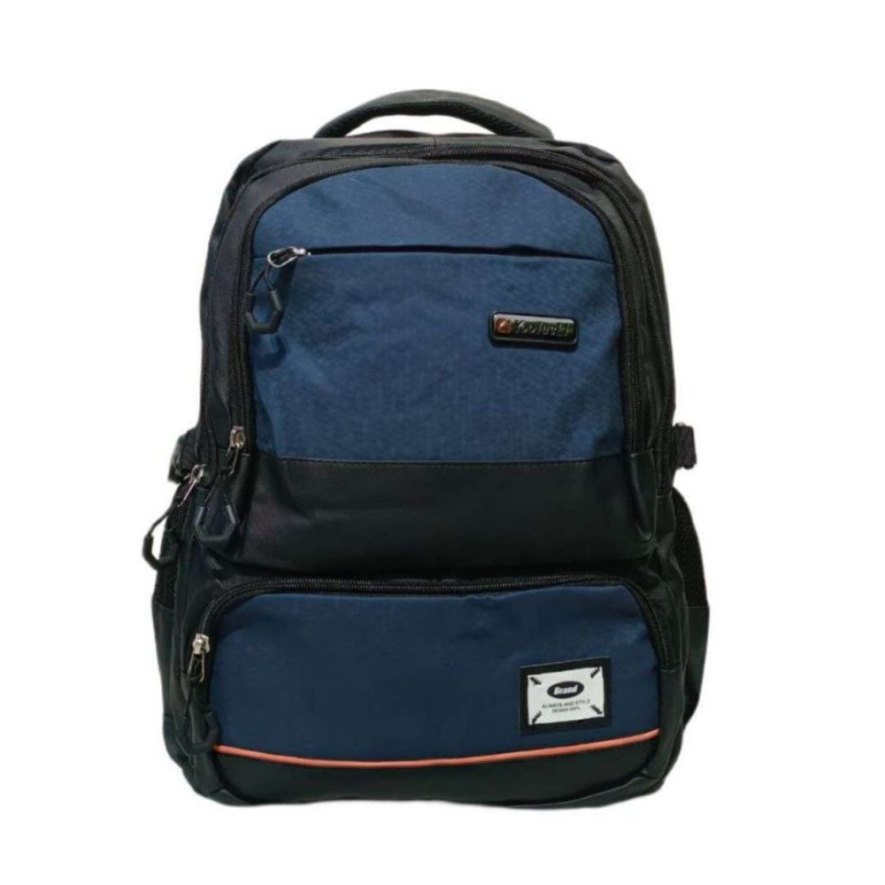 cartable bleu et noir