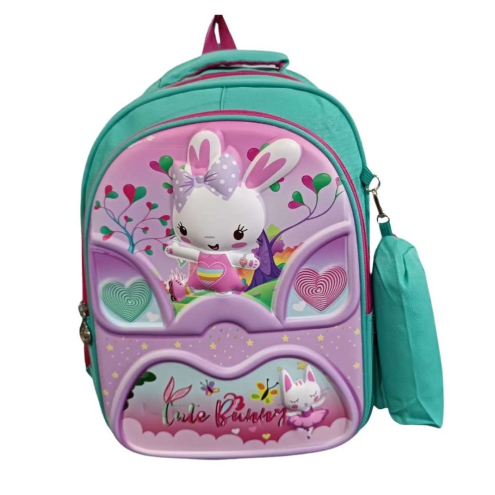 cartable rose et bleu
