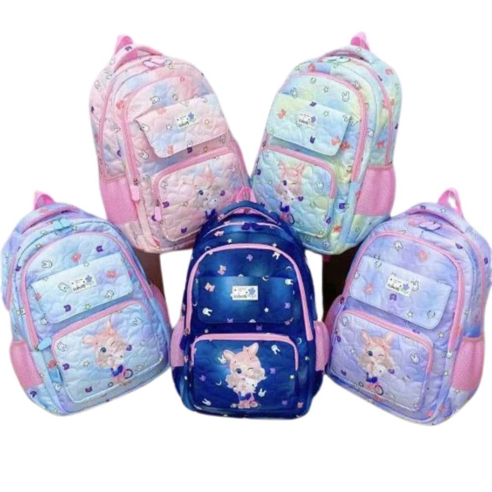 cartable rose bleu violet