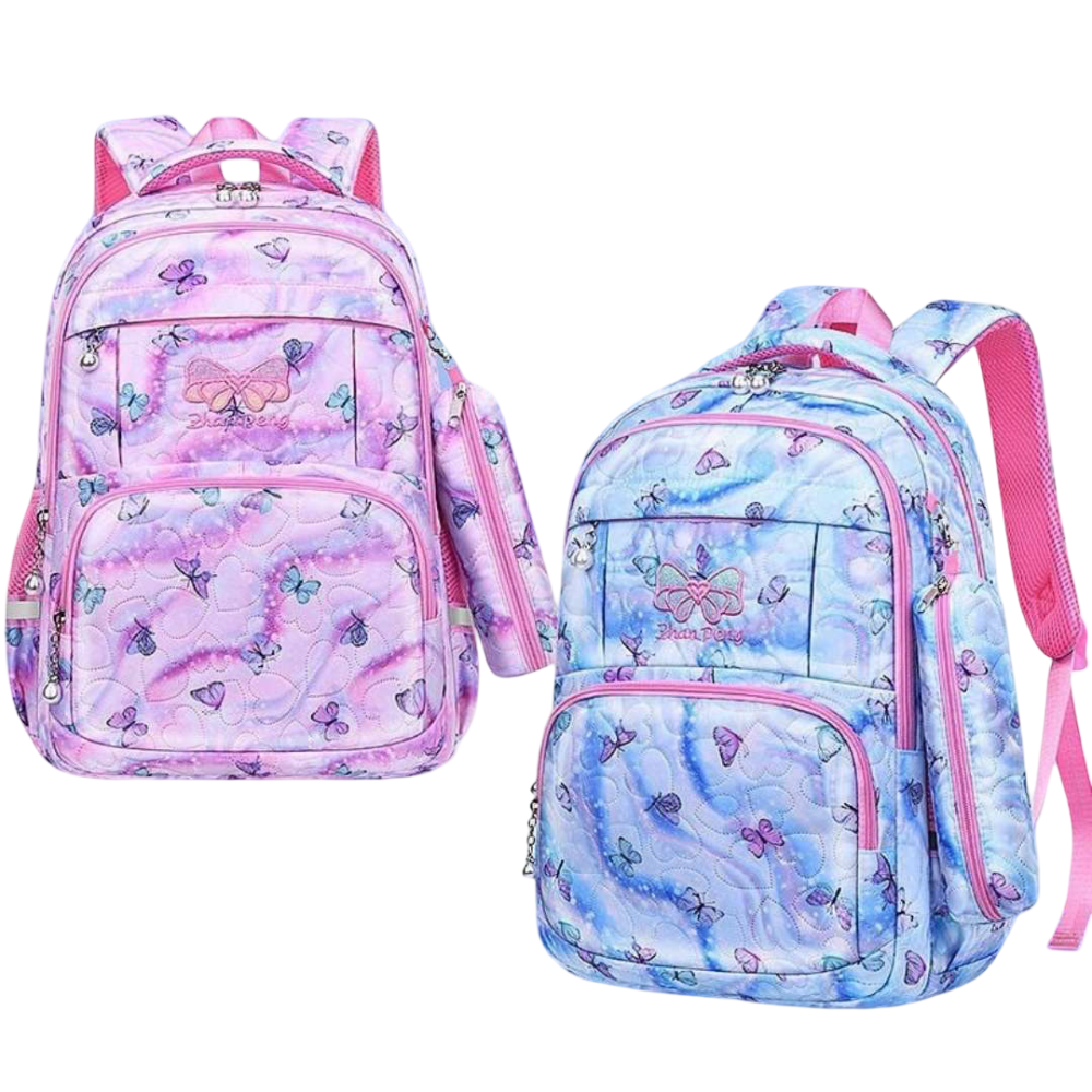 cartable rosséé et bleuu
