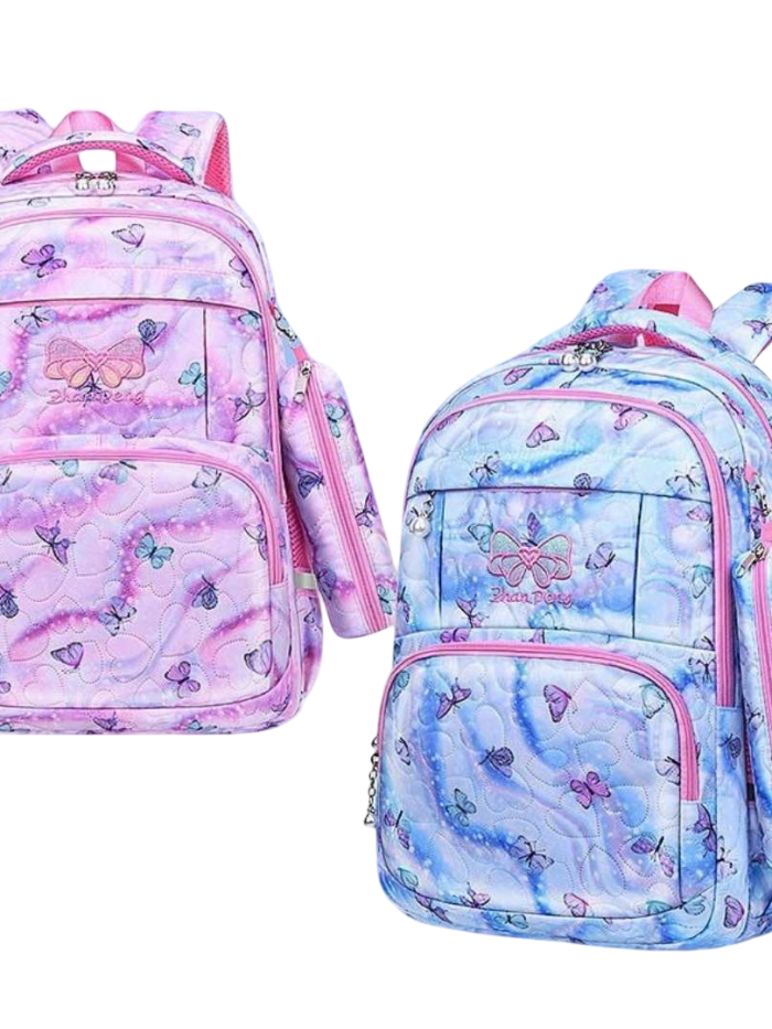 cartable rosséé et bleuu